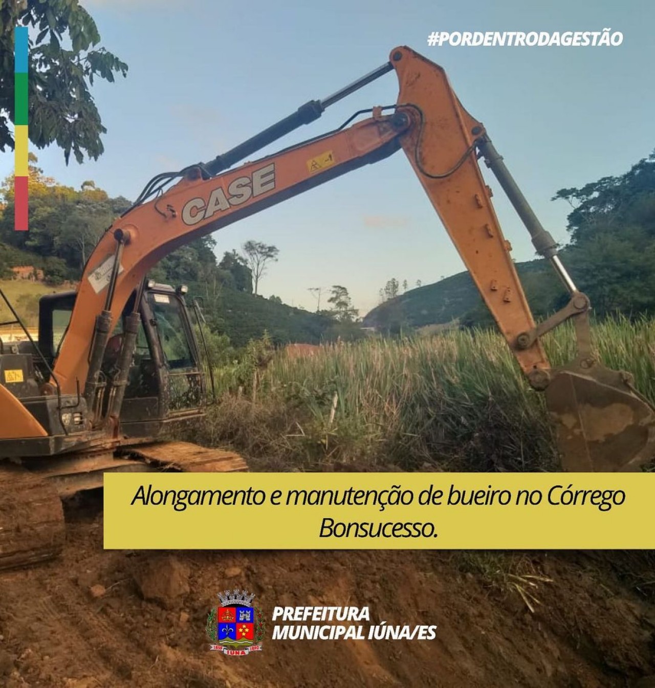 OBRA 151 - Alongamento e manutenção de bueiro no Córrego Bonsucesso