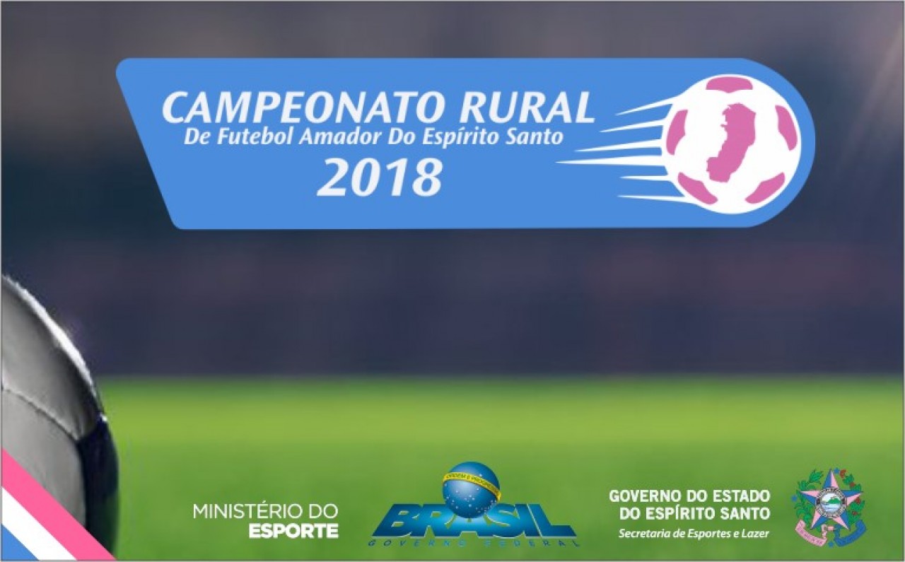 Definidos os duelos da 1ª fase do Campeonato Rural de Futebol Amador do Espírito Santo