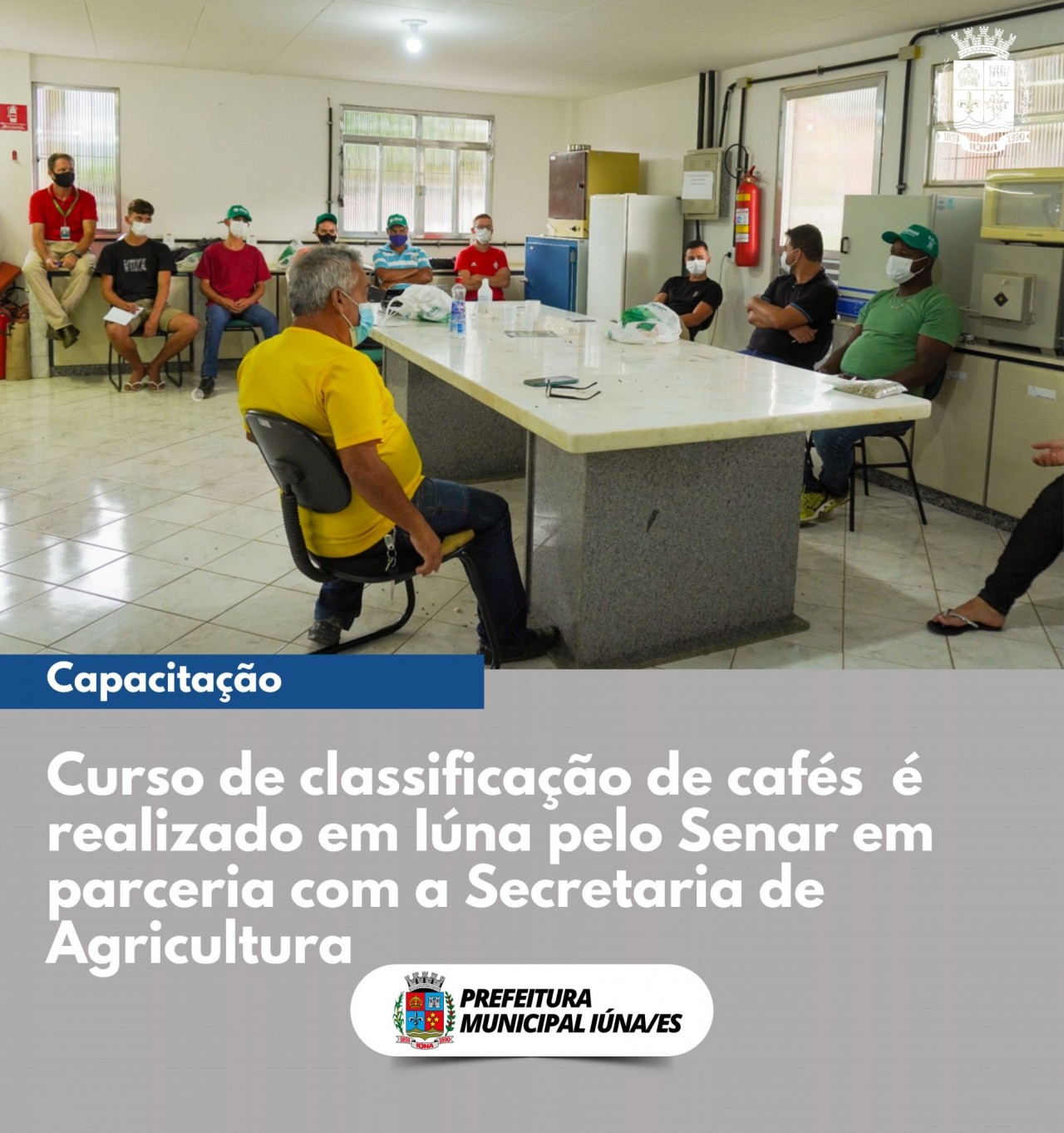 Curso de Classificação de Café é o novo treinamento finalizado pelo SENAR em Iúna