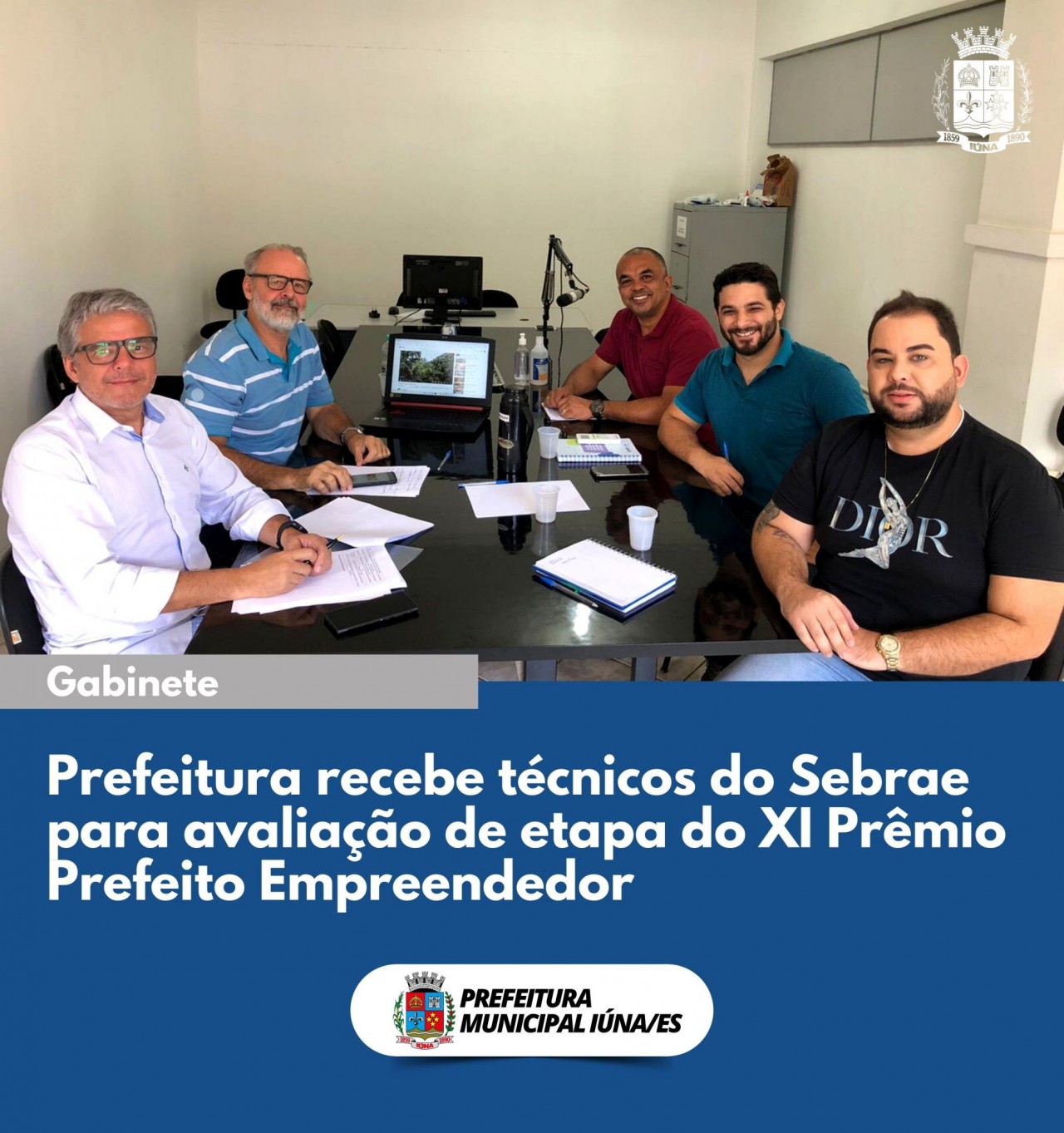 Prefeitura recebe técnicos do Sebrae para avaliação de etapa do XI Prêmio Prefeito Empreendedor