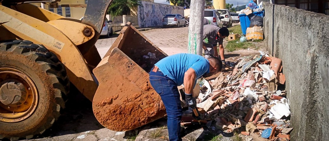 Prefeitura de Iúna segue realizando trabalhos de limpeza