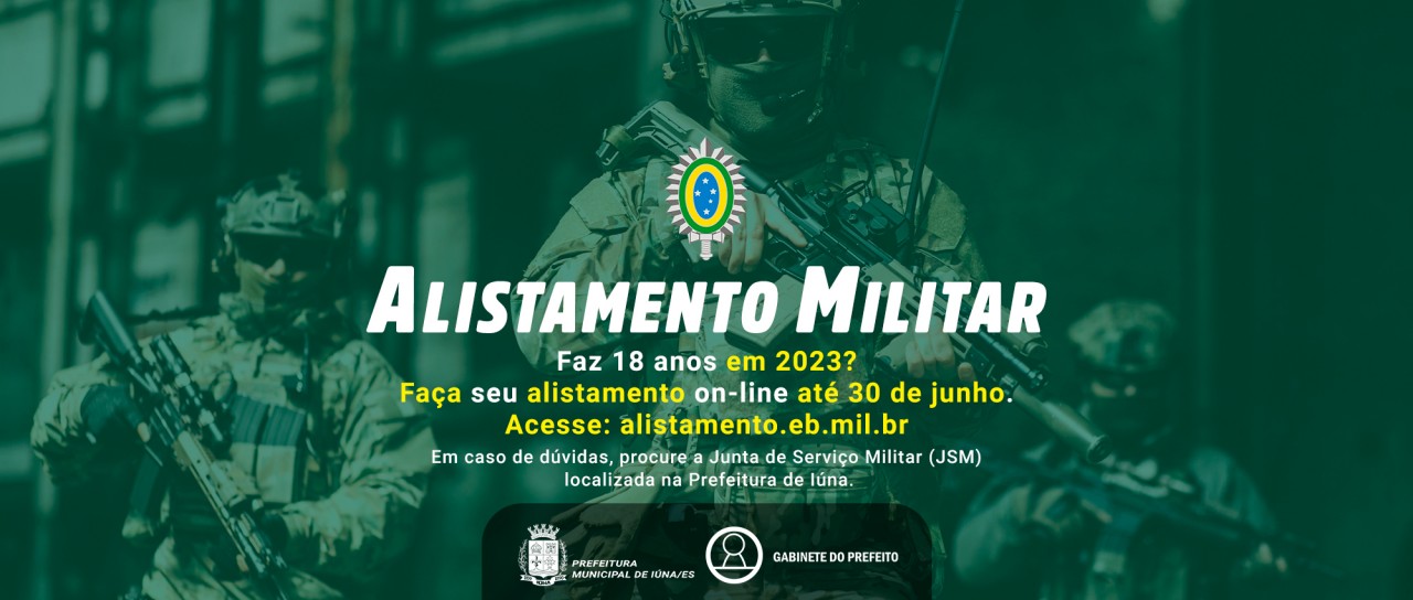 Alistamento Militar está disponível on-line até 30 de junho