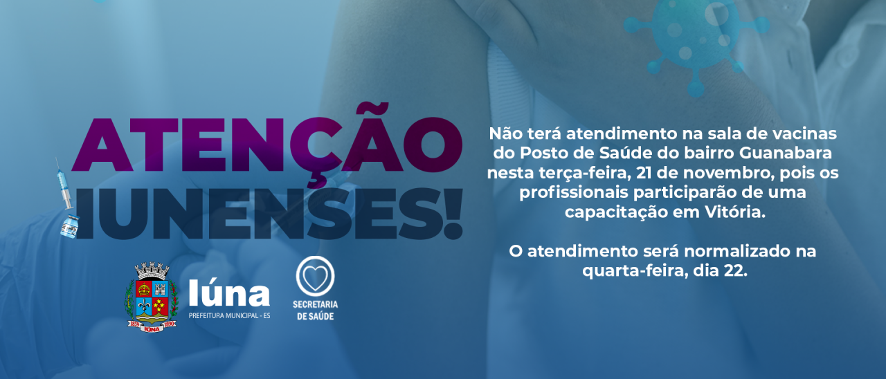 Posto de Saúde do bairro Guanabara não vai realizar vacinas na próxima terça-feira (21)